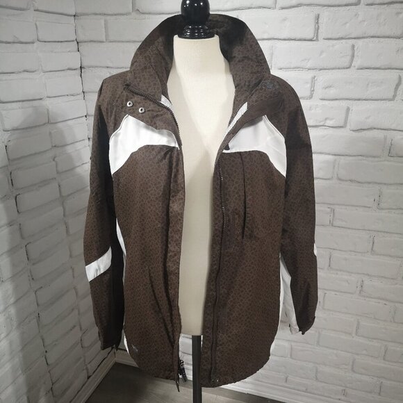 Columbia Sportswear Company Ladies Size XL Brown & Cream Jacket - Picture 3 of 14